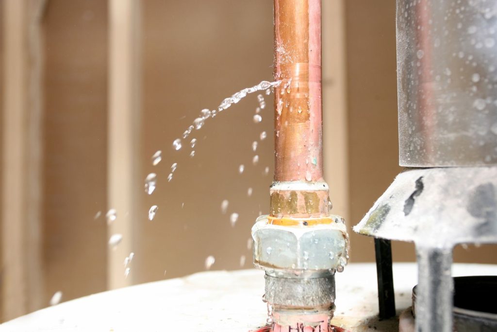 water leak