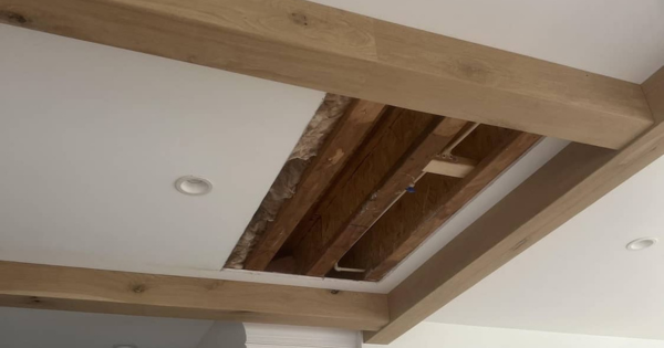 multilevel water damage job