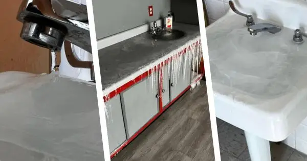 frozen pipe burst in st louis church