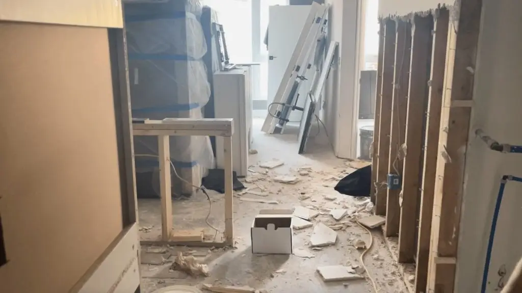project of water damage restoration in St Louis