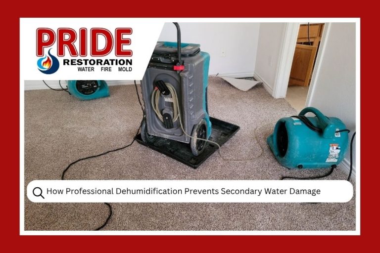 How Professional Dehumidification Prevents Secondary Water Damage